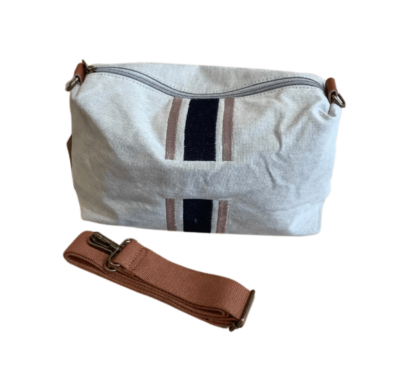 Bolso Bandolera con Rayas Centrales - Imagen 5