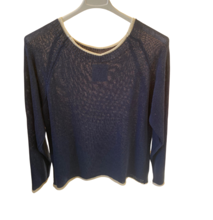 Jersey de hilo con cuello barco - Imagen 4