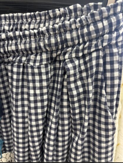 Falda Pantalón palazzo cuadro mediano Vichy - Imagen 9
