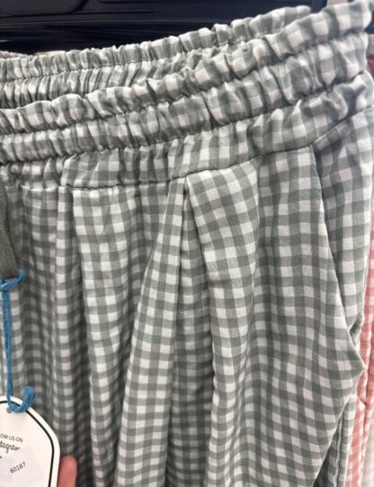 Falda Pantalón palazzo cuadro mediano Vichy - Imagen 8
