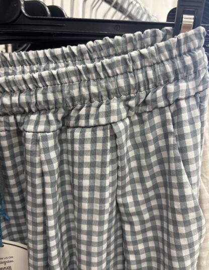 Falda Pantalón palazzo cuadro mediano Vichy - Imagen 6