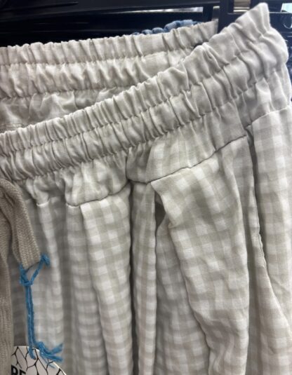 Falda Pantalón palazzo cuadro mediano Vichy - Imagen 4
