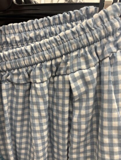 Falda Pantalón palazzo cuadro mediano Vichy - Imagen 3
