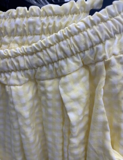 Falda Pantalón palazzo cuadro mediano Vichy - Imagen 2