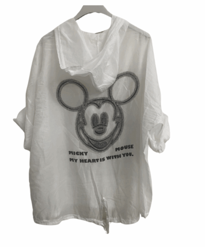 chaqueta de seda con la Minnie de brillo - Imagen 5