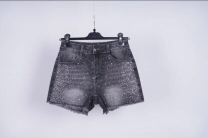 Short tejano con brilli brilli difuminado - Imagen 2