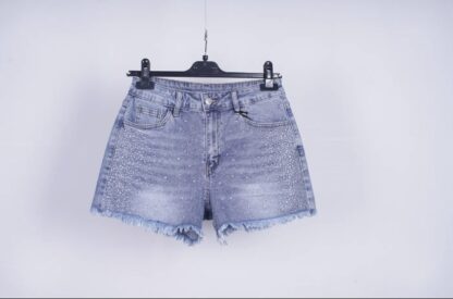 Short tejano con brilli brilli difuminado