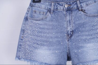 Short tejano con brilli brilli difuminado - Imagen 7