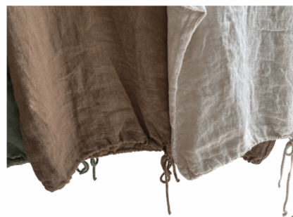 Camisa 100% lino con cuerda - Imagen 4