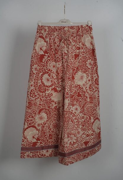 Pantalón ancho estampado étnico - Imagen 4