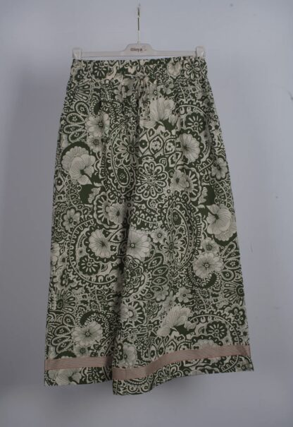 Pantalón ancho estampado étnico - Imagen 5