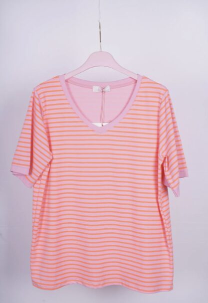 Camiseta de rayas Azahara cuello pico - Imagen 5
