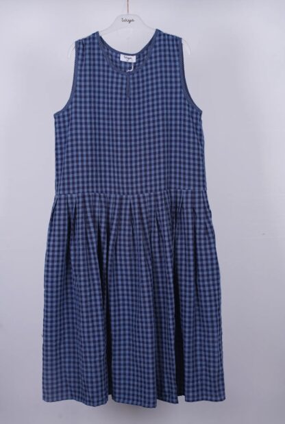 Vestido cuadro Vichy cuello redondo - Imagen 6