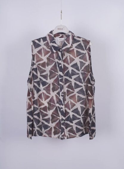 Camisa sin mangas estampado jirafa